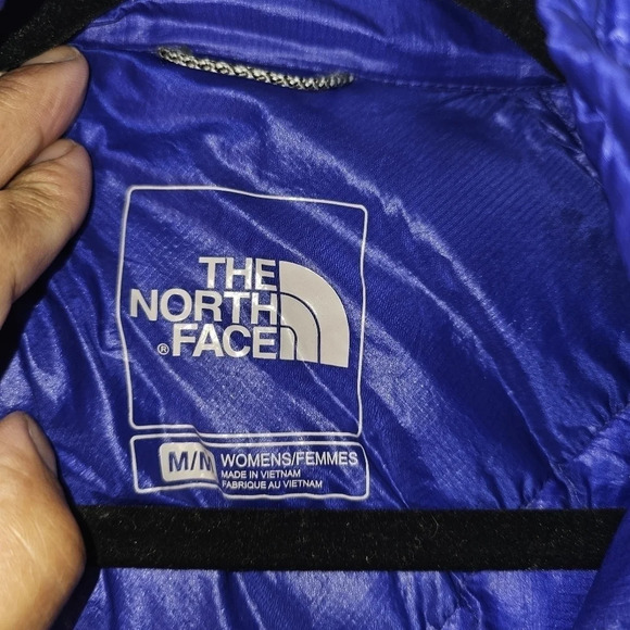 The North Face Women's quilted Pattern jacket Purple sz Midium - Picture 11 of 12